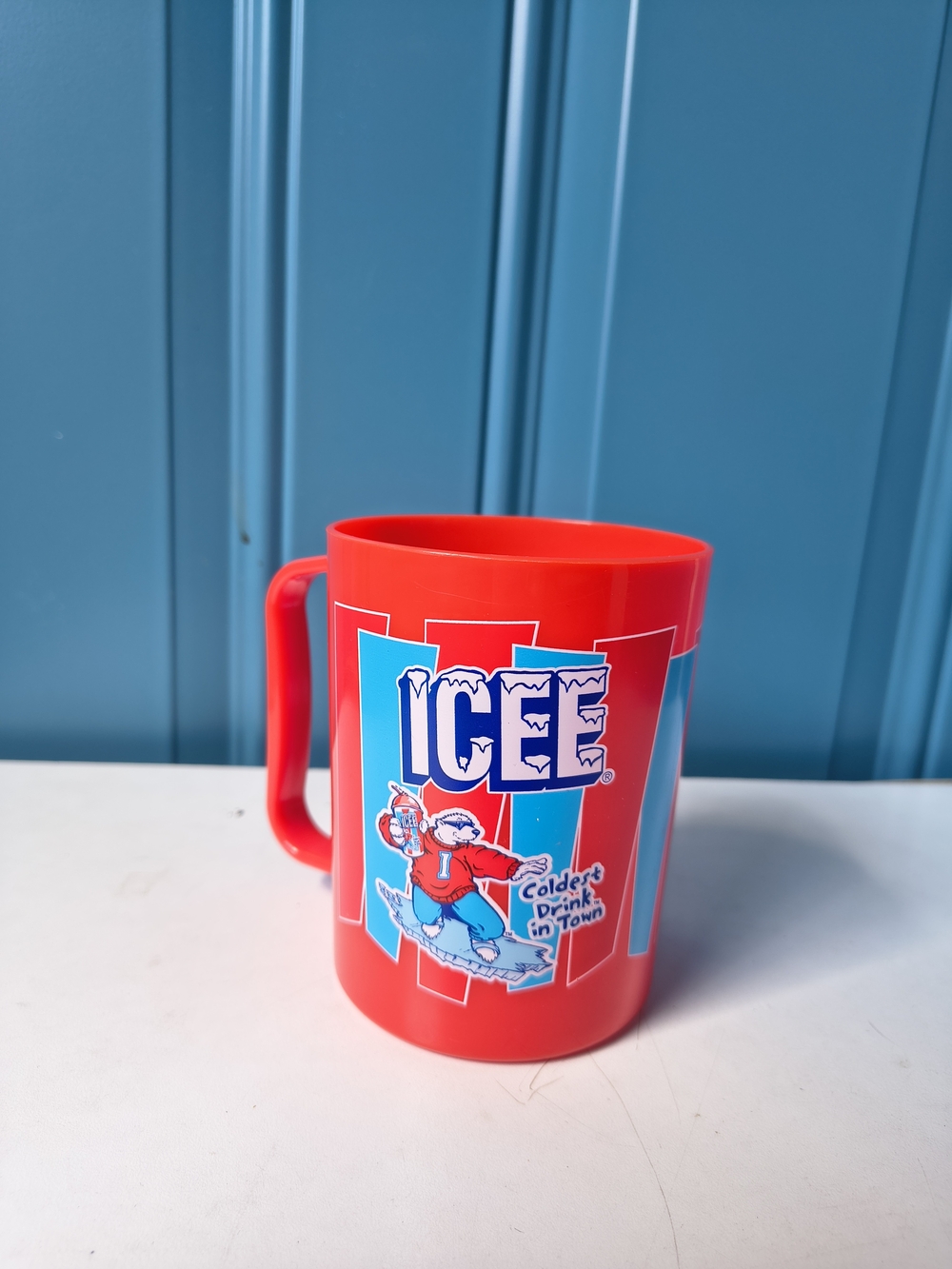 Ice Red Plastic Mug - Branded Beverage Cup
